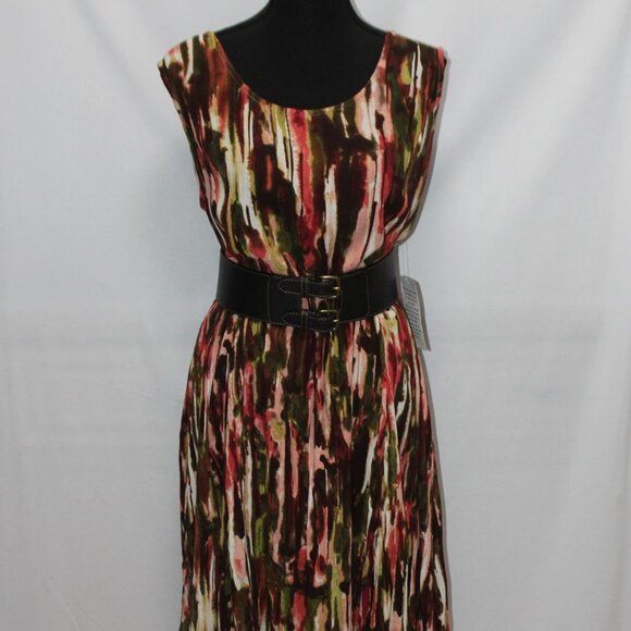 Roaman's Women's Sleeveless Dress - Picture 1 of 15